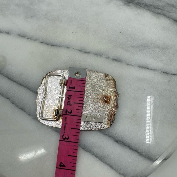 Gold and silver eagle belt buckle - Picture 3 of 4